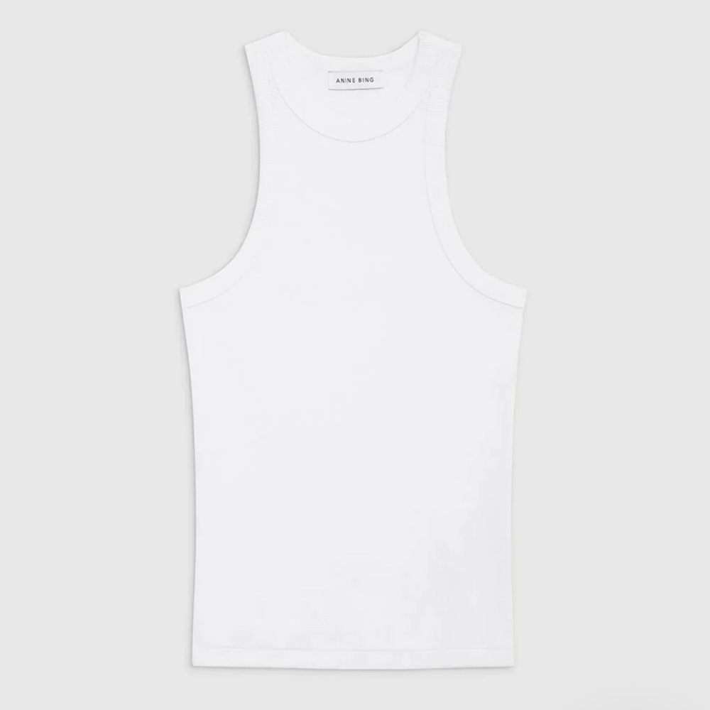 Anine Bing AVA TANK Sz. M WHITE